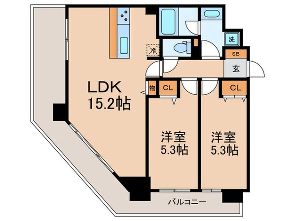 ラグゼナ用賀の物件間取画像